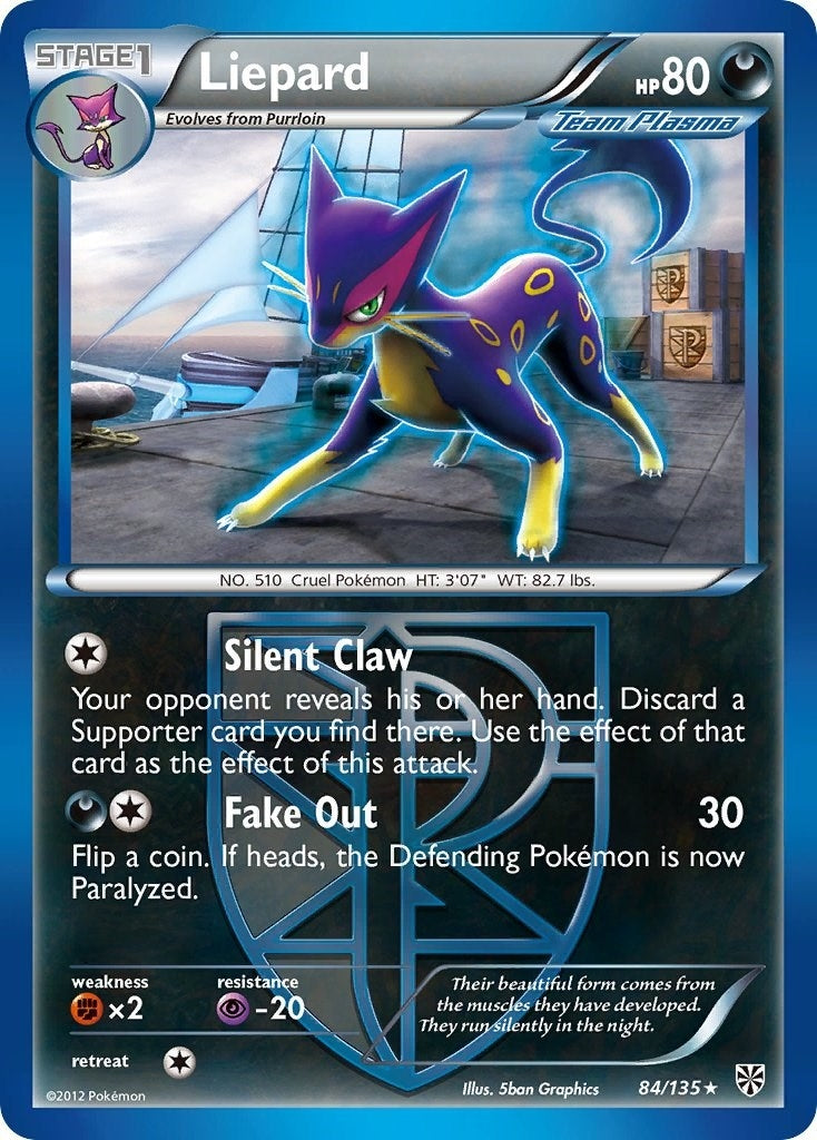Image for Liepard (Team Plasma) (84/135) (PLS) - Pokemon