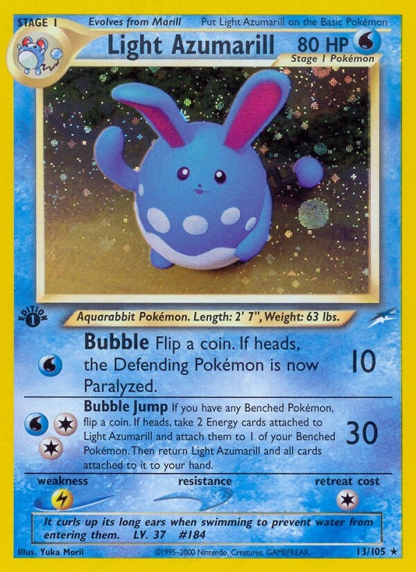 Image for Light Azumarill (013/105) (N4) - Pokemon