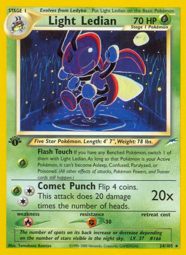 Image for Light Ledian (024/105) (N4) - Pokemon