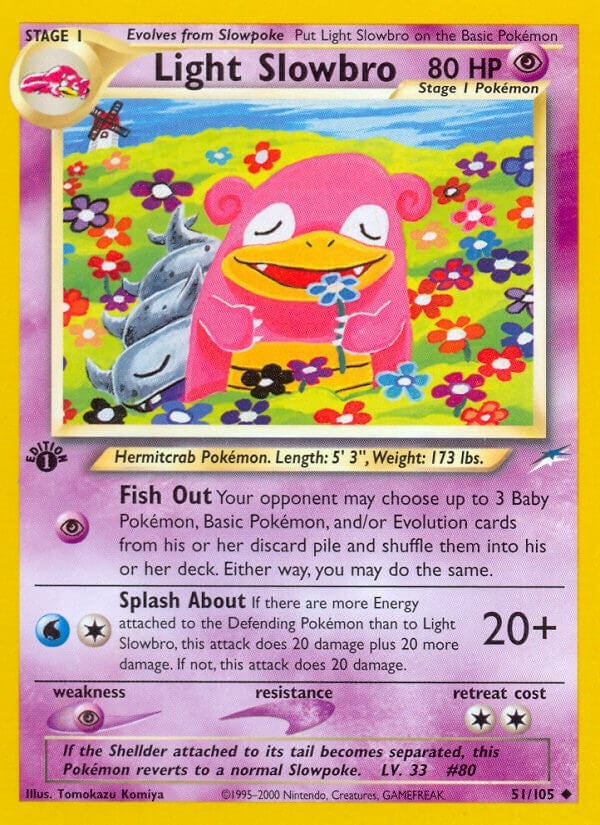 Image for Light Slowbro (051/105) (N4) - Pokemon