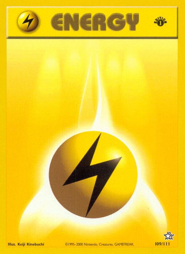 Image for Lightning Energy (109/111) (N1) - Pokemon