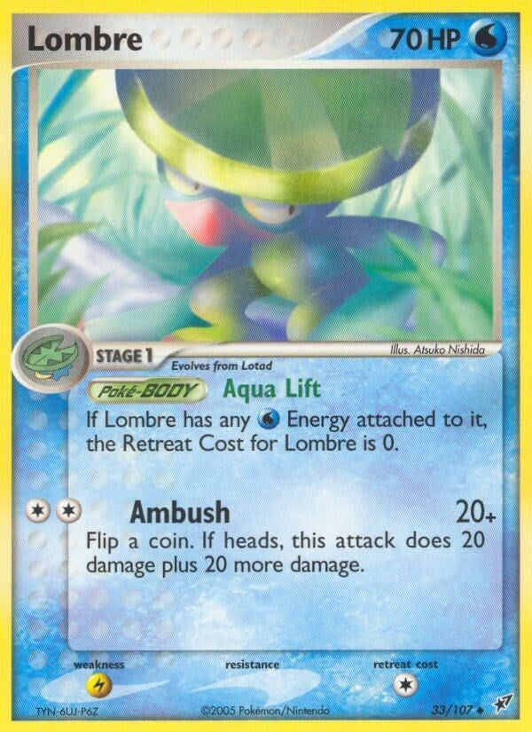 Image for Lombre (33/107) (DX) - Pokemon