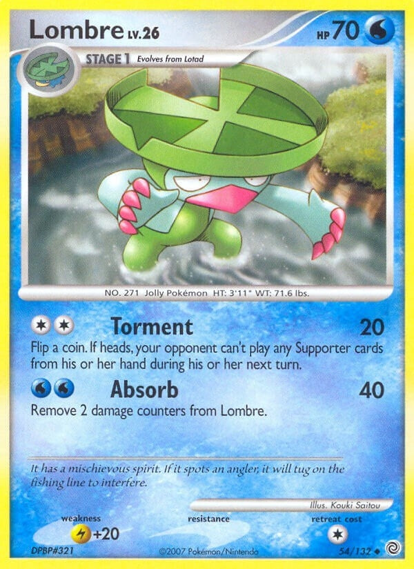 Image for Lombre (54/132) (SW) - Pokemon
