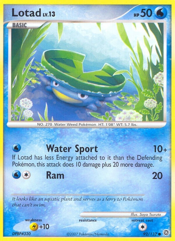 Image for Lotad (92/132) (SW) - Pokemon