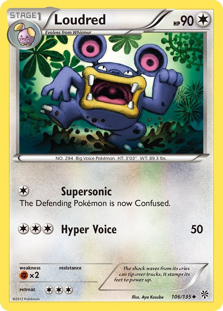 Image for Loudred (106/135) (PLS) - Pokemon