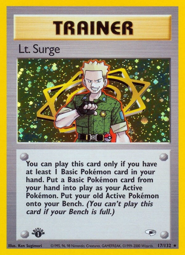 Image for Lt. Surge (17) (017/132) (G1) - Pokemon
