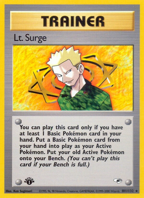 Image for Lt. Surge (101) (101/132) (G1) - Pokemon