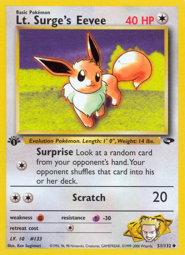 Image for Lt. Surge's Eevee (051/132) (G2) - Pokemon