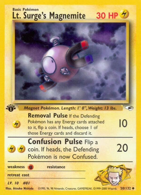 Image for Lt. Surge's Magnemite (50) (050/132) (G1) - Pokemon