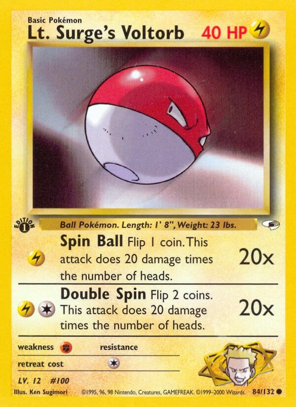 Image for Lt. Surge's Voltorb (084/132) (G1) - Pokemon