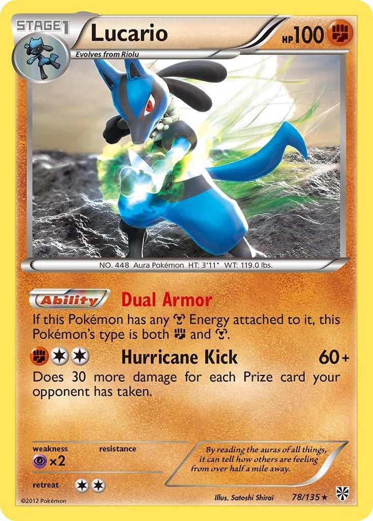 Image for Lucario (78) (78/135) (PLS) - Pokemon