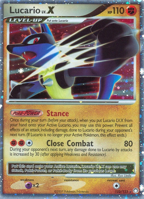 Image for Lucario LV.X (122/123) (MT) - Pokemon