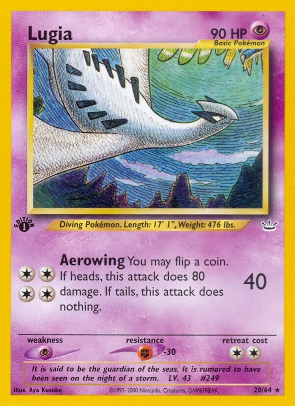 Image for Lugia (20/64) (N3) - Pokemon