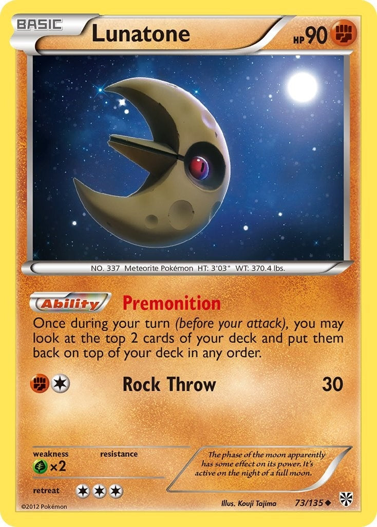 Image for Lunatone (73/135) (PLS) - Pokemon