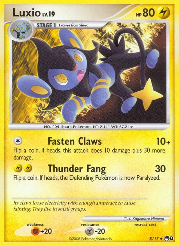 Image for Luxio (008/017) (POP) - Pokemon