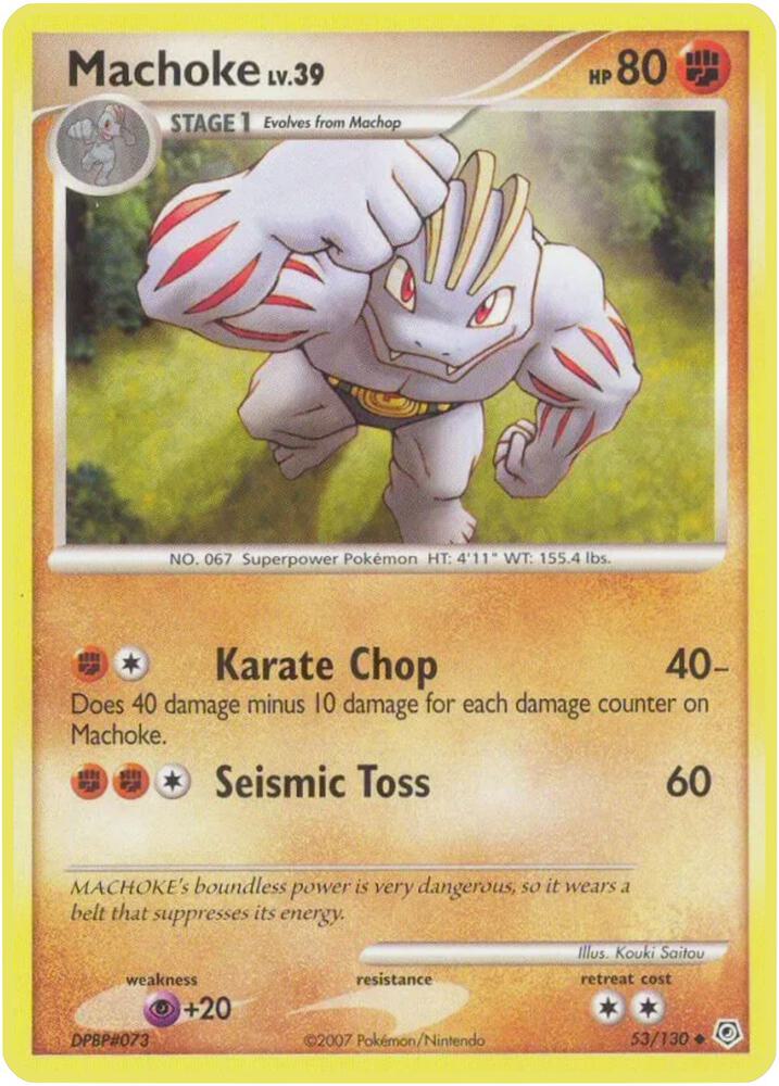 Image for Machoke (53/130) (DP) - Pokemon