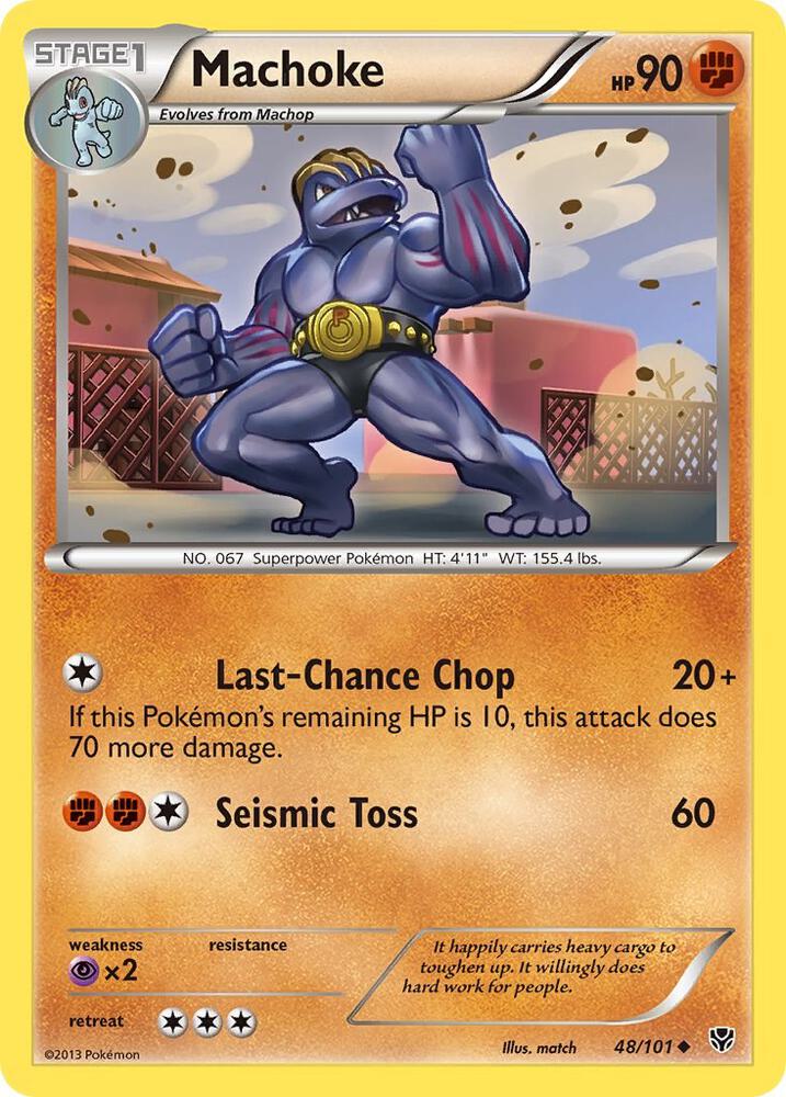Image for Machoke (48/101) (PLB) - Pokemon