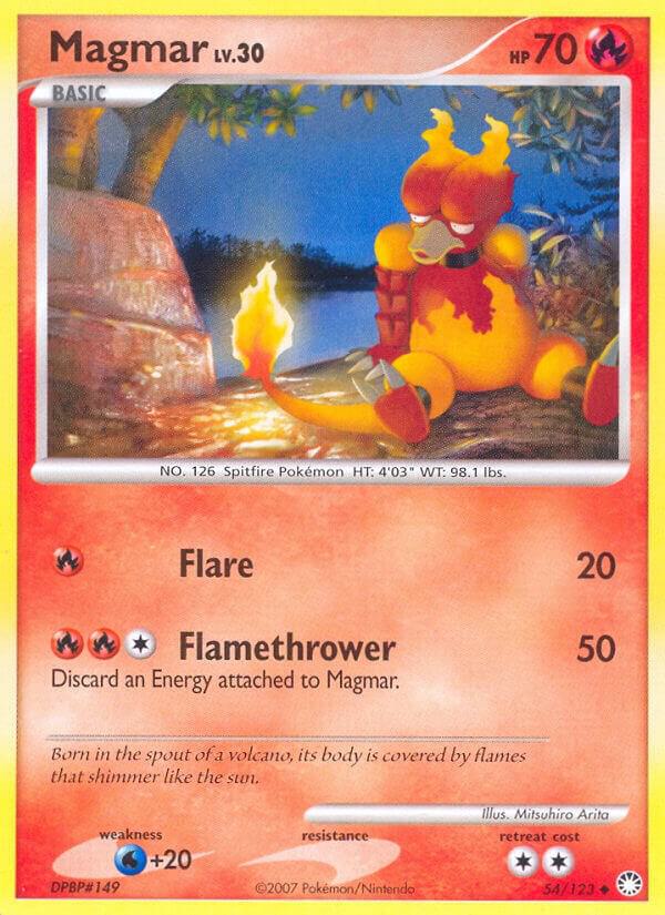 Image for Magmar (54/123) (MT) - Pokemon