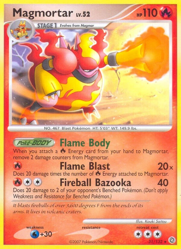 Image for Magmortar (31/132) (SW) - Pokemon