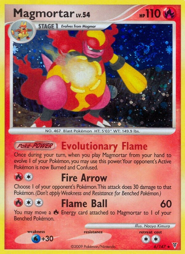 Image for Magmortar (6) (SV) - Pokemon