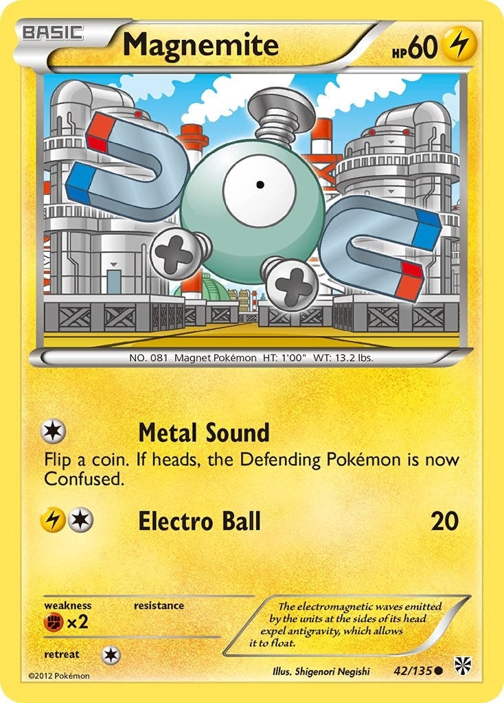Image for Magnemite (42) (42/135) (PLS) - Pokemon