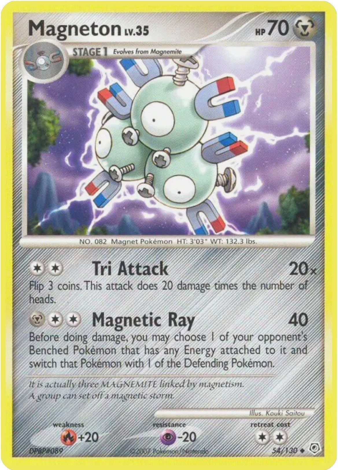 Image for Magneton (54/130) (DP) - Pokemon