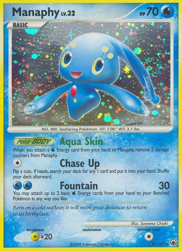 Image for Manaphy (8/100) (MD) - Pokemon