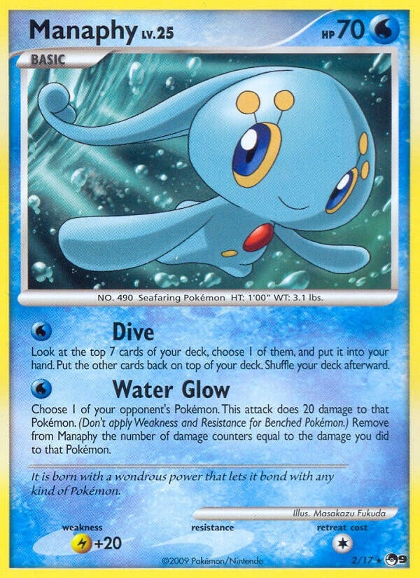 Image for Manaphy (002/017) (POP) - Pokemon