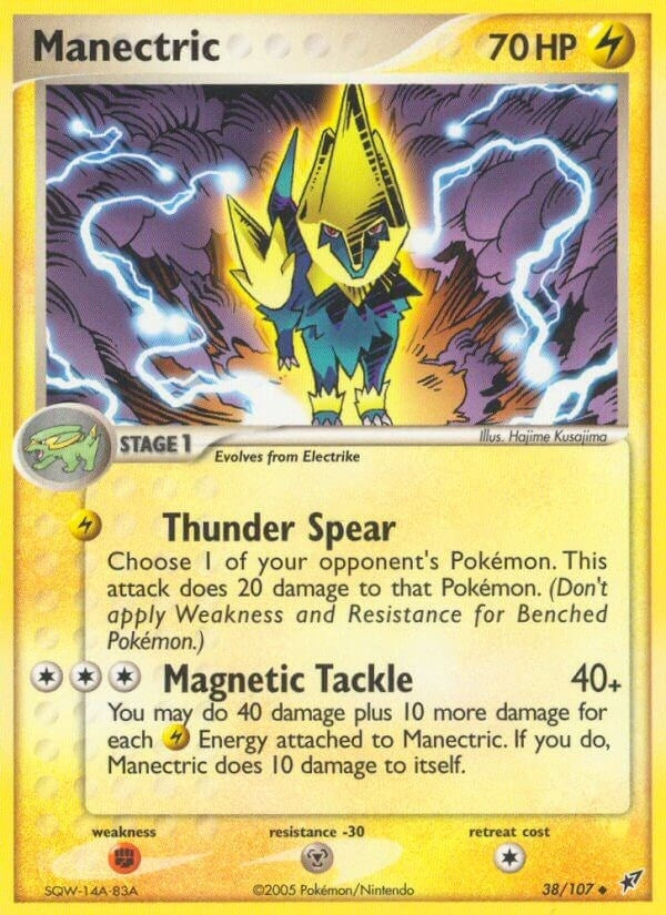 Image for Manectric (38/107) (DX) - Pokemon