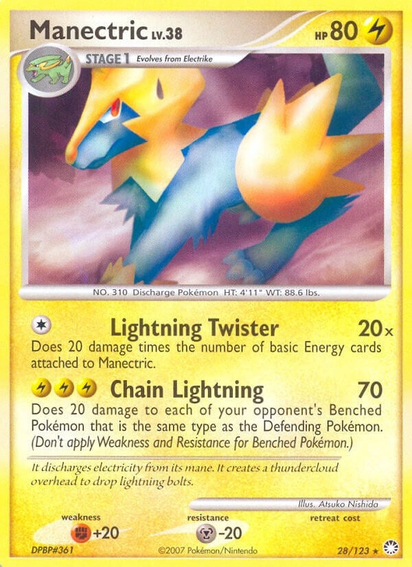 Image for Manectric (28/123) (MT) - Pokemon