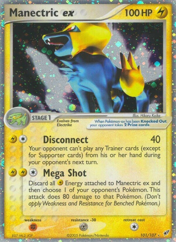 Image for Manectric ex (101/107) (DX) - Pokemon
