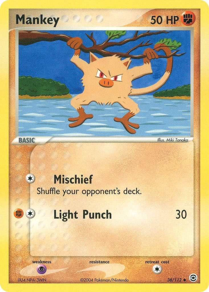 Image for Mankey (38/112) (RG) - Pokemon