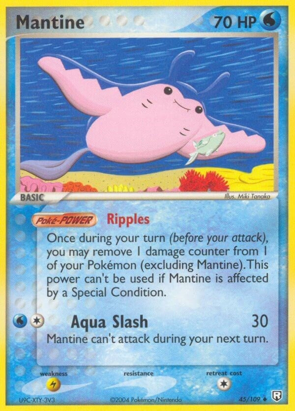 Image for Mantine (45/109) (RR) - Pokemon