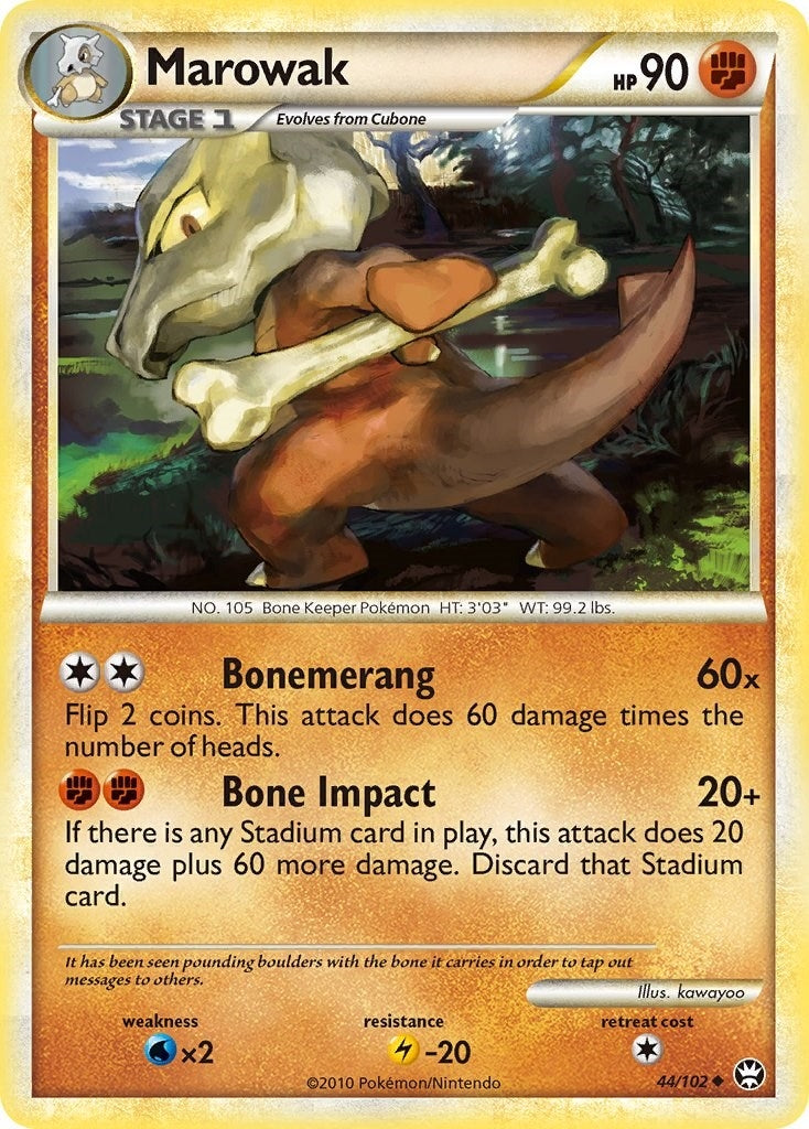 Image for Marowak (44/102) (TM) - Pokemon