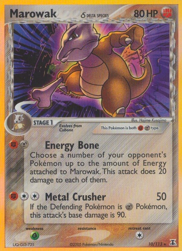 Image for Marowak (Delta Species) (10/113) (DS) - Pokemon