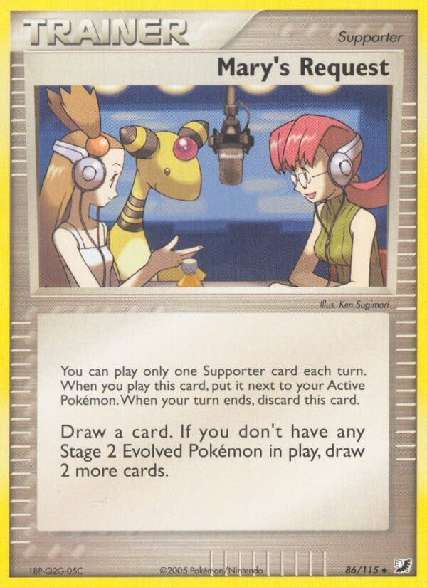 Image for Mary's Request (86/115) (UF) - Pokemon