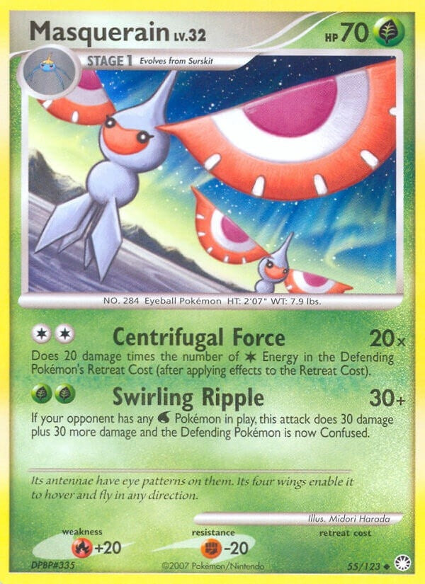 Image for Masquerain (55/123) (MT) - Pokemon