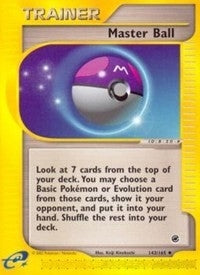 Image for Master Ball (143/165) (EX) - Pokemon