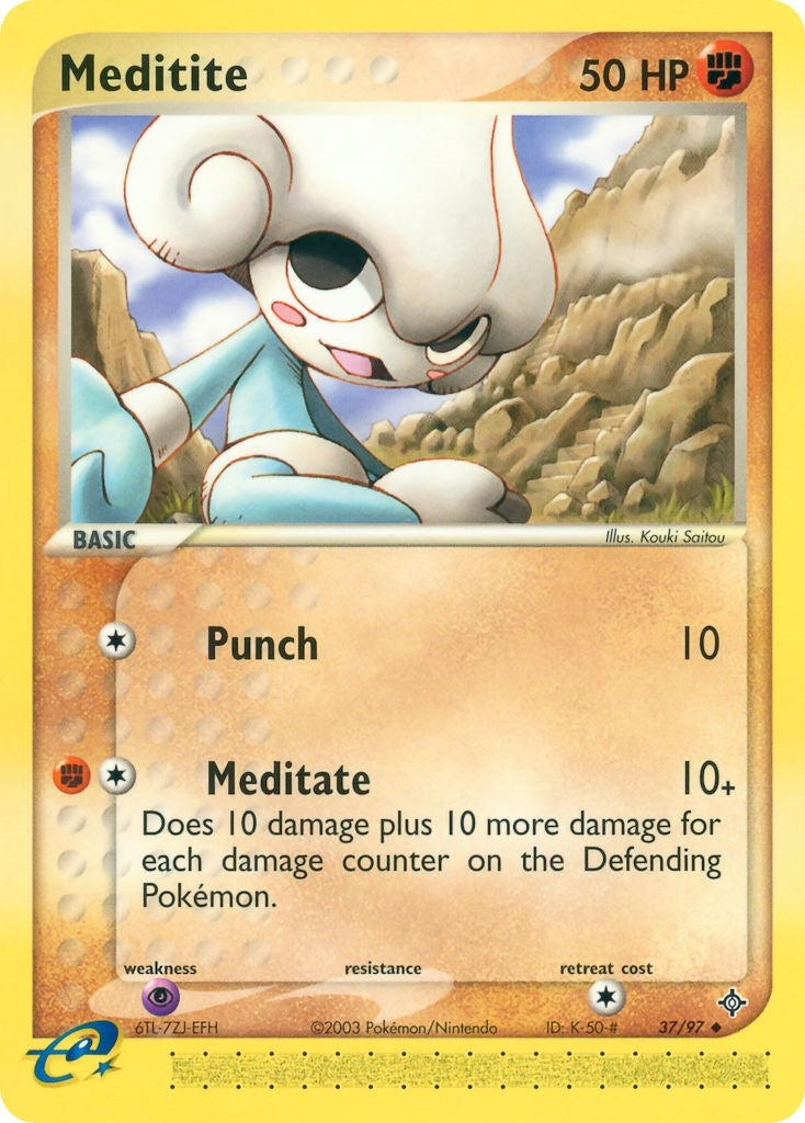 Image for Meditite (37/97) (DR) - Pokemon