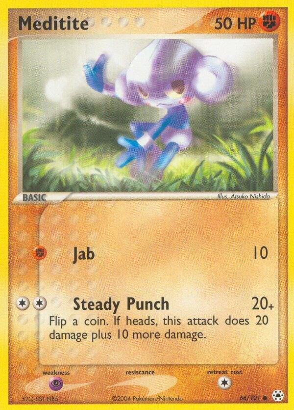 Image for Meditite (66/101) (HL) - Pokemon