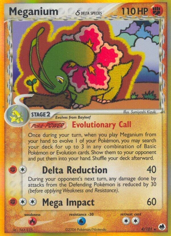 Image for Meganium (Delta Species) (4/101) (DF) - Pokemon