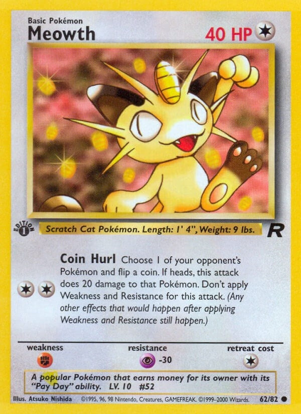 Image for Meowth (62/82) (TR) - Pokemon