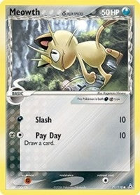 Image for Meowth (Delta Species) (71/110) (HP) - Pokemon