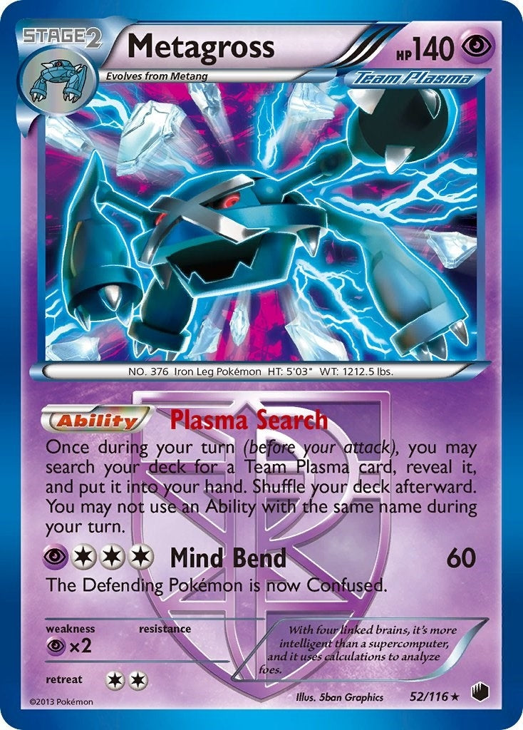 Image for Metagross (Team Plasma) (52/116) (PLF) - Pokemon