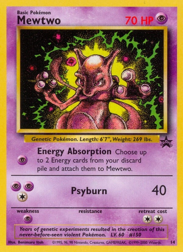 Image for Mewtwo (14) (14/53) (PR) - Pokemon