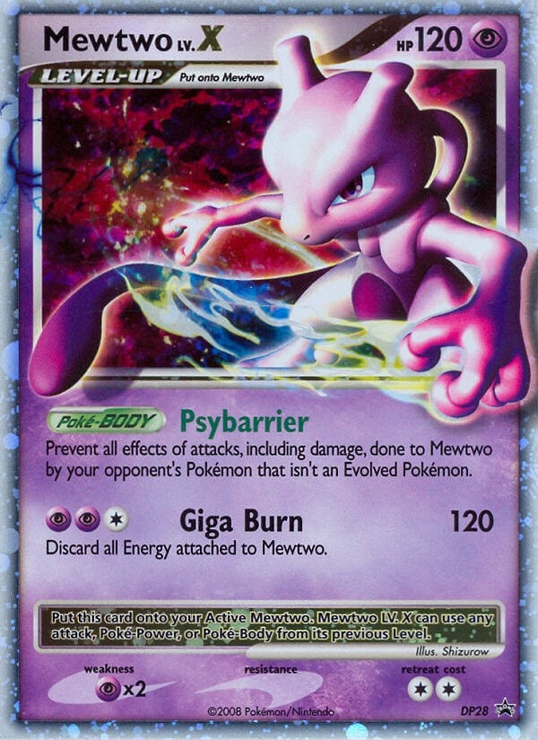 Image for Mewtwo LV.X - DP28 (DP28) (PR) - Pokemon