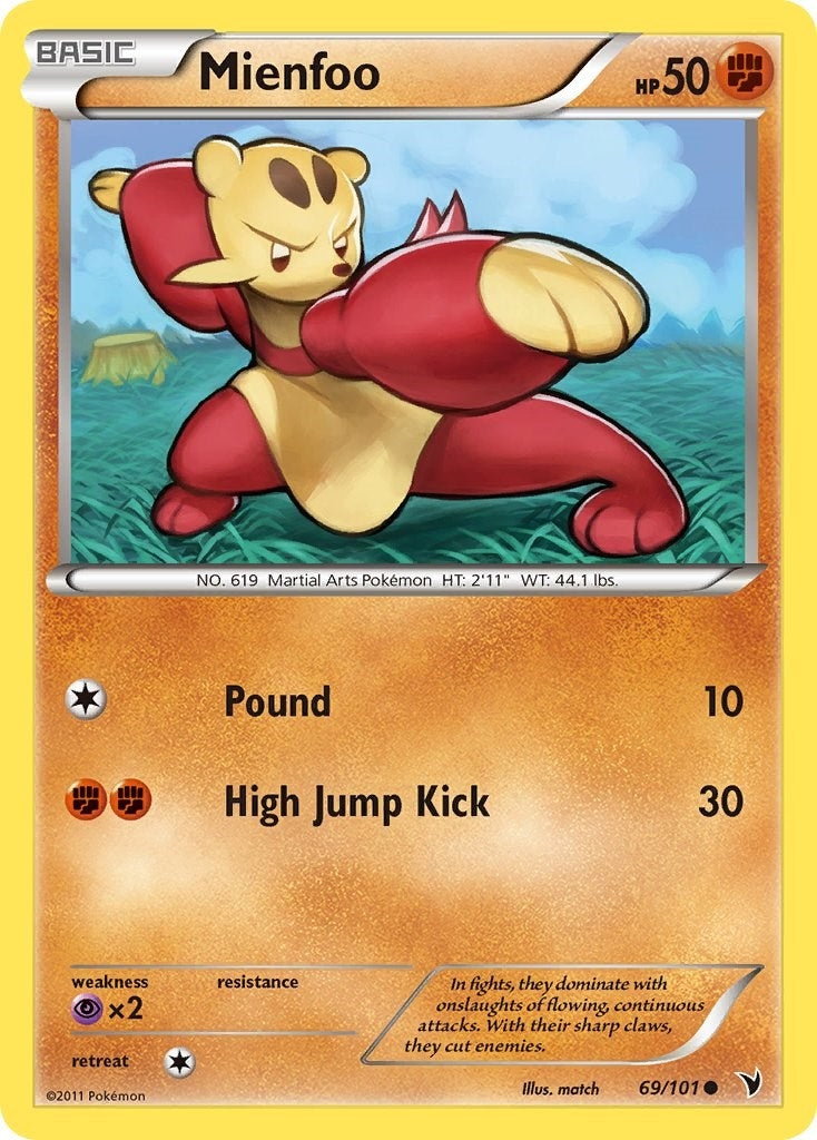 Image for Mienfoo (69/101) (NVI) - Pokemon