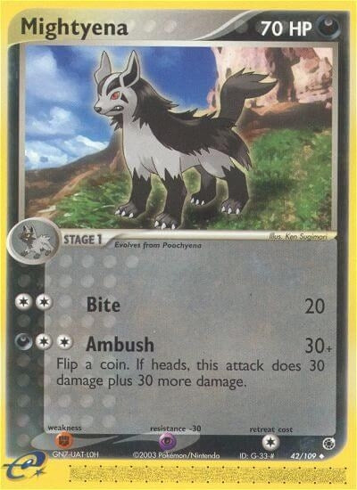 Image for Mightyena (42/109) (RS) - Pokemon
