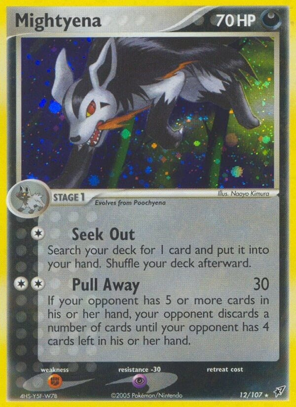Image for Mightyena (12/107) (DX) - Pokemon
