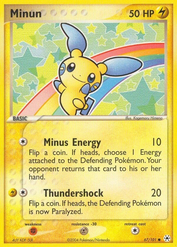 Image for Minun (67/101) (HL) - Pokemon